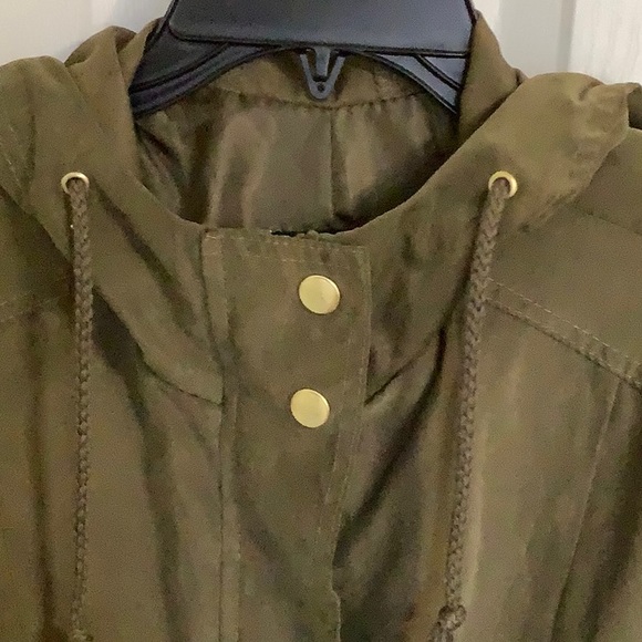 🦋 JASON MAXWELL Outerwear Collection hooded olive green utility jacket. Size PM - Picture 2 of 14
